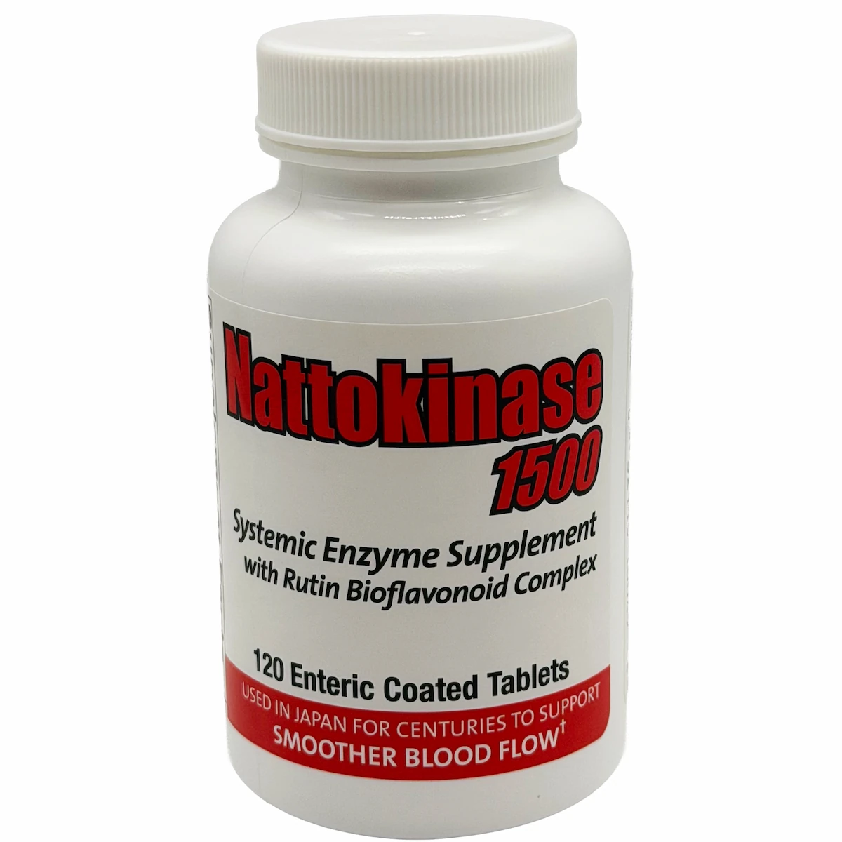 Nattokinase supplement bottle